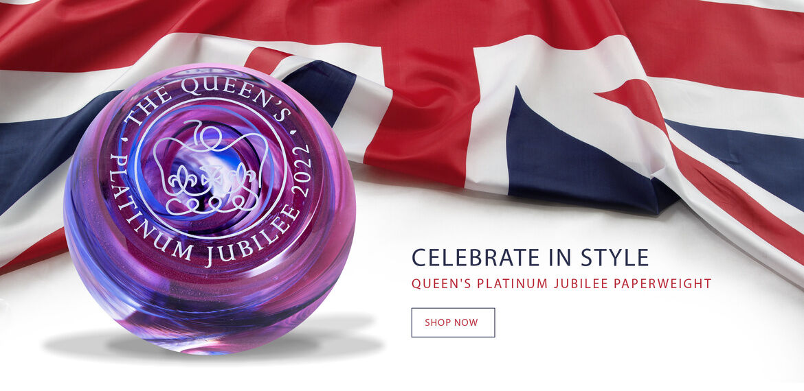 Queen's Platinum Jubilee Paperweight