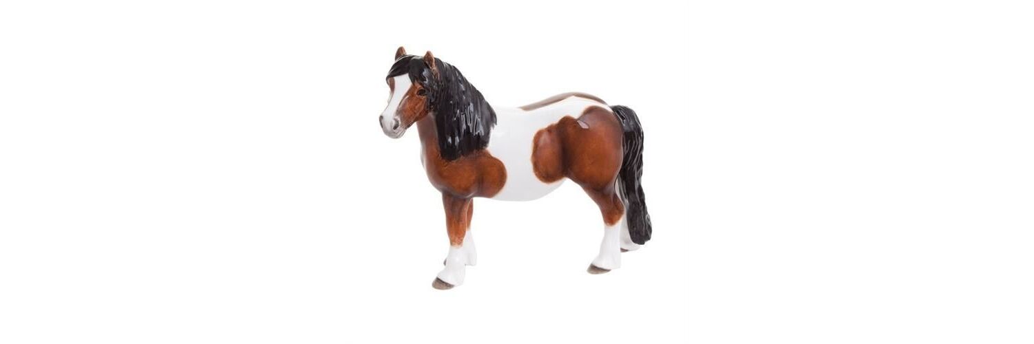 John Beswick Horse "First Pony" Skewbald Horse figurine Boxed 