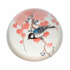 Koson - Great Tit and Grape Vine Paperweight