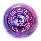 Queen's Platinum Jubilee Paperweight by Caithness Glass - 7 day delivery additional 1
