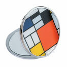 Mondrian Composition with Red Plane Pocket Mirror additional 2
