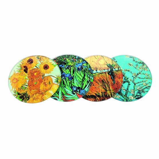 Van Gogh - Glass Coaster (4 Pack)