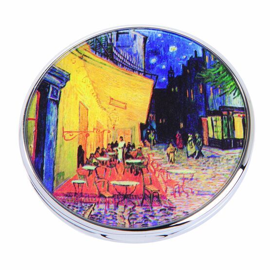 Van Gogh Terrace Du Cafe Le Soir Pocket Mirror